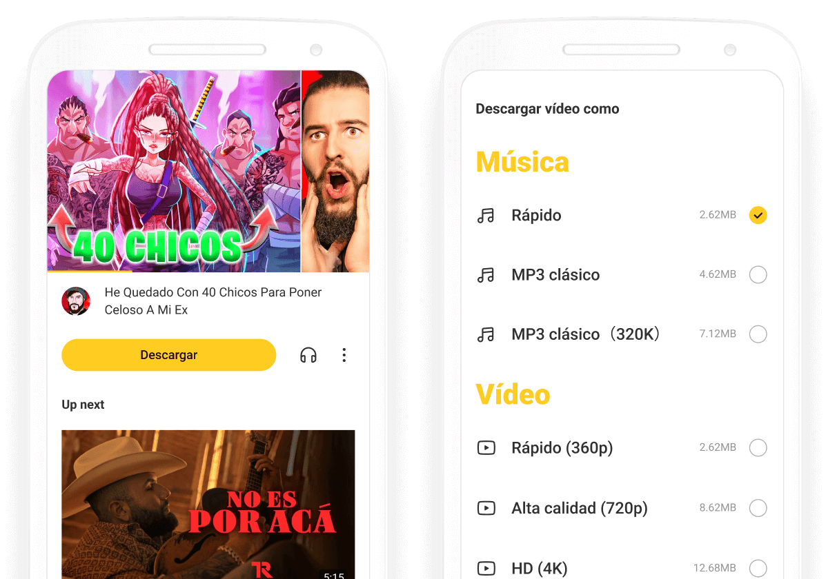 Instalar Snaptube para descargar videos HD gratis